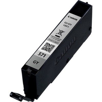 Cartucho tinta canon cli-571gy gris mg7750 mg7751 mg7752