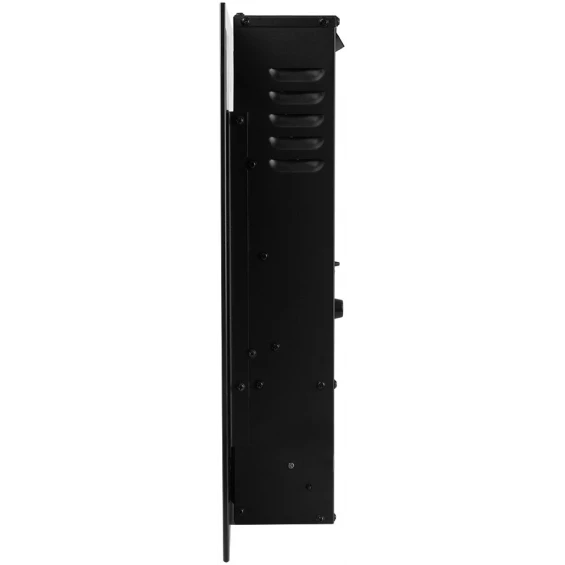 Chimenea eléctrica Orbegozo CM 8000, 1.800 W, efecto fuego real, 5 intensidades de llama, negro