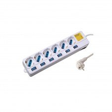 REGLETA EWENT EW3932 6 TOMAS SCHUKO CON LIMITADOR DE TENSIÍ?N