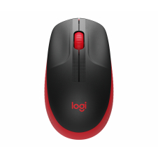 Logitech M190 raton ambidextro rf inalambrico optico 1000dpi negro rojo