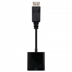 Nanocable Conversor DisplayPort a sVGA, DisplayPort/M-sVGA/H, Negro, 15 cm