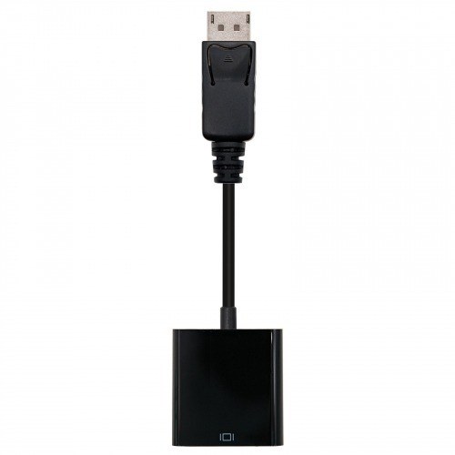 Nanocable Conversor DisplayPort a sVGA, DisplayPort/M-sVGA/H, Negro, 15 cm
