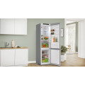 Frigorífico combi Bosch KGN392LAG, 203 x 60 x 66.5 cm, Total No Frost, clase A, 112 kWh/año, 29 dB, 363 litros, VitaFresh 0°C, acero mate antihuellas - imagen 4