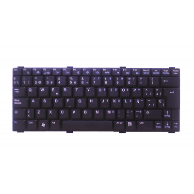 Teclado compatible para portátil DELL v1200 negro