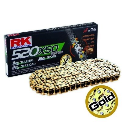 Cadena RK GB520XSO con 136 eslabones oro GB520XSO-136