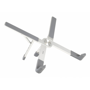 TooQ SOPORTE ELEVADOR ALUM. PLEGABLE PORTÁTILES, PLATA