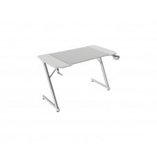 Mars Gaming MGD-X120, Mesa Gaming Ergonómica, Superficie en Fibra de Carbono, Estructura Metálica, Alfombrilla XXL, Soporte Auriculares y Bebida, Ge