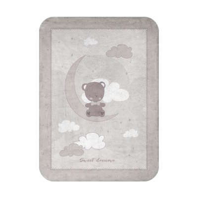 Manta de bebé super suave 110/140 cm Dream Big Beige