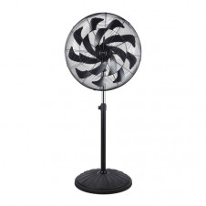 Ventilador Pie Indust.centurion Negro1velecidad 300w 16asp Fijo Y Rotat.oscilante Regx65x59cm