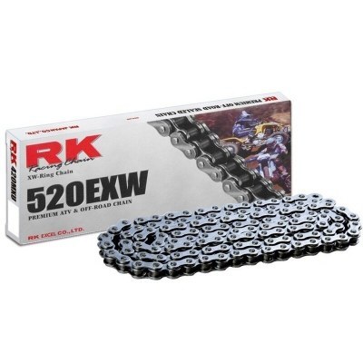 Cadena RK 520EXW con 134 eslabones negro 520EXW-134