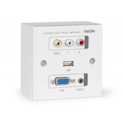 Panel Conexion VGA AV RCA JACK USB