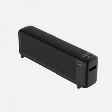 Radiador De Mica Pinsapo 2000w Negro 2pot Antivuelco Luz Ind.protecc.seg.termost.reg.29x80x16cm