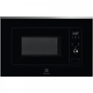 Microondas integrable Electrolux LMS2173EMX, 17 litros, 700W, 5 niveles potencia, interior inox, display LED, negro