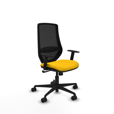 Mardos sincro bali amarillo brazos 1D base nailon ruedas 65mm nailon