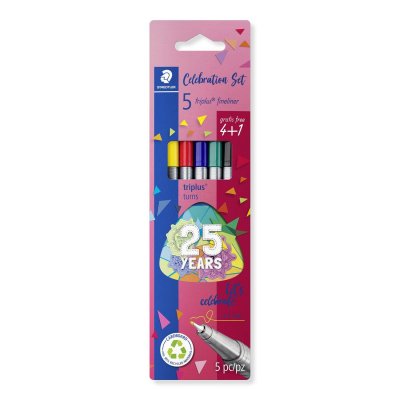 triplus fineliner 334 rotulador de punta fina 5 pieza(s)