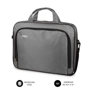 SUBBLIM - Maletín Ordenador Oxford Laptop Bag 15,4-16 Grey