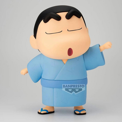 Figura banpresto crayon shinchan big sofvimates shinnosuke nohara yukata ver. 18cm