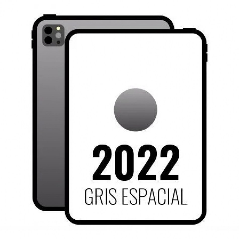 Apple iPad Pro 12.9 2022 6th WiFi/ M2/ 1TB/ Gris Espacial - MNXW3TY/A