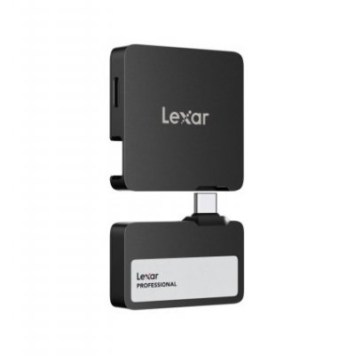 LEXAR PROFESSIONAL GO EXTERNAL PORTABLE SSD 2TB,USB3.2 GEN2 UP TO 1050MB/S READ AND 1000MB/S WRITE CON HUB 4-PUERTOS USB TYPE-C Y CERTIFICADO IP65
