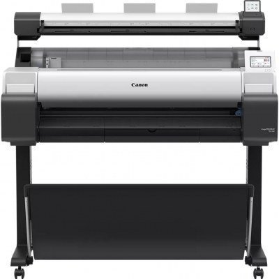 Plotter canon tm - 340 imageprograf a0 36pulgadas - 2400ppp - usb - red - wifi - diseño cad - tinta 5 colores - tactil 4.3pulgadas - pedestal incluido