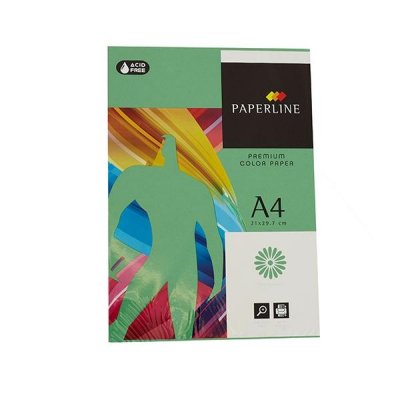 FABRISA Paq.100h papel color 80g A4 verde oscuro