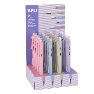 PORTAMINAS APLI 0,7 mm SURTIDO EXP.20