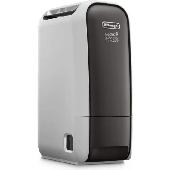 Deshumidificador De'Longhi DNS65, 6 litros/día, 34 dB, drenaje continuo, blanco
