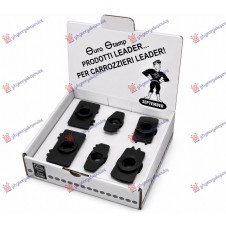 FRONT BUMPER PARKING SENSOR BRACKETS (SET 6 PCS)