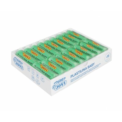Jovi Baby Caja de 18 Pastillas de Plastilina 38gr - Pasta Modelar Super Blanda Verde - Estimula Movimiento y Fortalecimiento Muscular - Fomenta Estimulacion Sensorial - Color Verde