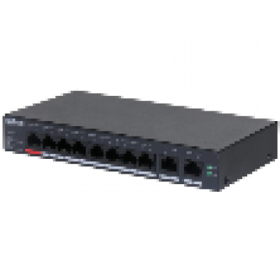 SWITCH CLOUD DAHUA DH-CS4010-8GT-110 GIGABIT SWITCH WITH 8-PORT POE