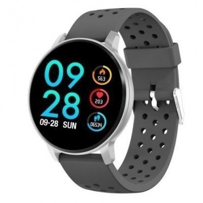 RELOJ INTELIGENTE DENVER 170GREY - BT - PANTALLA 3.3CM IPS - SENSOR FRECUENCIA CARDIACA - INDICADOR PRESIÓN ARTERIAL - NOTIFICACIONES - IP67 - ANDROID