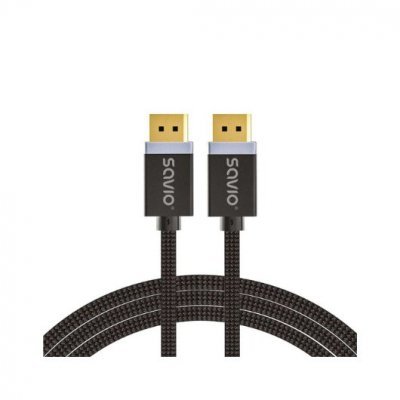 CABLE SAVIO DISPLAYPORT (M) - DISPLAYPORT (M) 2M