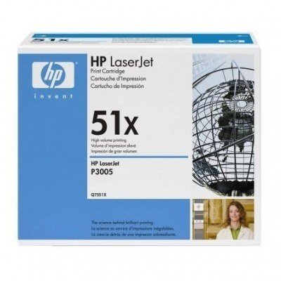 Tóner Original HP nº51X XL Alta Capacidad/ Negro