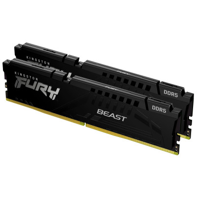 Kingston 16GB (2x8GB) DDR5 5600MT/s CL40 Fury Beast Black XMP