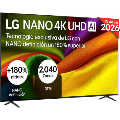 Televisor LG NanoCell 85NU850B6LA 85/ Ultra HD 4K/ Smart TV/ WiFi/ Negro