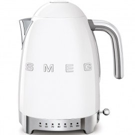 Hervidor Smeg KLF04WHEU, 1.7 litros, 2400W, temperatura variable, blanco