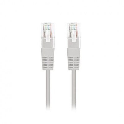 Latiguillo cable red utp cat6 rj45 nanocable 30cm gris