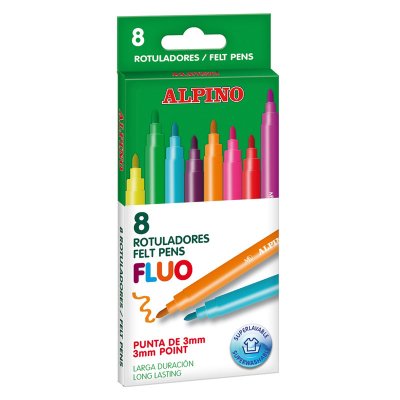 AR001005 rotulador Fino Multicolor 8 pieza(s)