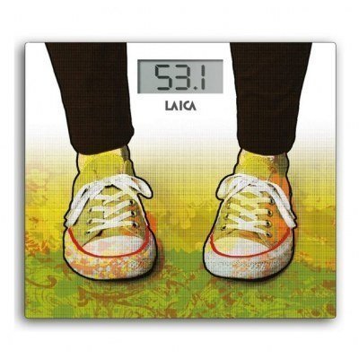 Bascula de baño electronica laica ps1079 diseño zapatillas 180kg