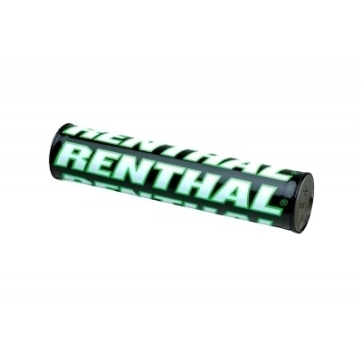 Protector/Morcilla de manillar Renthal Team Issue SX 240mm Negro Blanco Verde P286