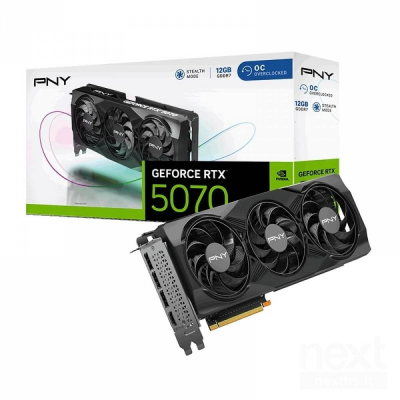 PNY GeForce RTX 5070 OC NVIDIA 12 GB GDDR7 Triple Fan DLSS 4