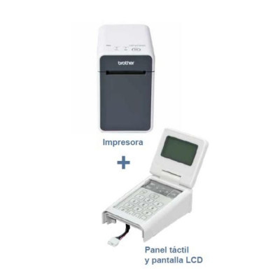 Impresora de etiquetas y tickets brother td - 2125n termica directa - 32mb ram - usb - red + patdu001