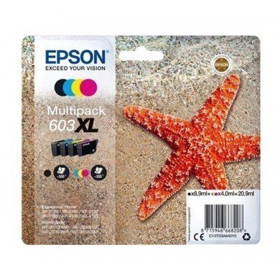 EPSON 603XL MULTIPACK ORIGINAL 4 CARTUCHOS C13T03A64010
