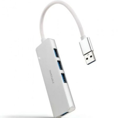 Hub USB 3.0 Nanocable 10.16.4602/ 4xUSB/ Gris