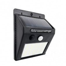 Aplique Solar 5000k Kira Negro 200 Lm Ip55 12,2x9,5x4,4 Cm Sensor Movimiento Crepuscular