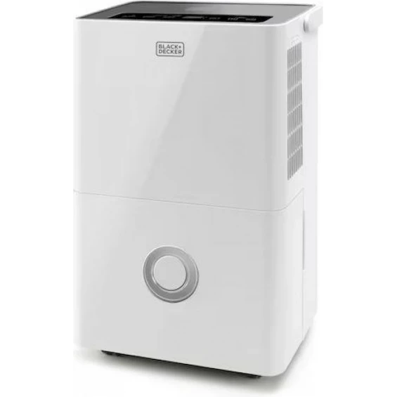 Deshumidificador Black & Decker BXDH20E, 20 litros/día, depósito 4 litros, 43 dB, secado de ropa, para 40 m², blanco