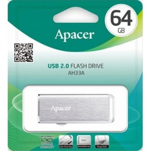 Pendrive 64GB Apacer AH33AS USB 2.0