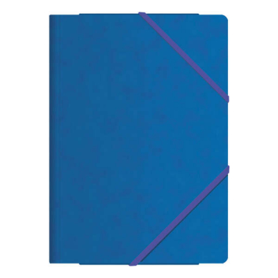Dohe Carpetas de Gomas con Tres Solapas - Tamaño Folio - Fabricadas en Cartulina de Primera Calidad - Plastificadas - Cierre de Gomas Planas