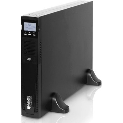 Riello UPS Vision Dual VSD 2200 - UPS - CA 220/230/240 V - 1.98 kW - 2200 VA - RS-232, USB - conectores de salida: 9 - 2U - negro