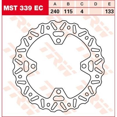 Discos de freno EC TRW MST339EC
